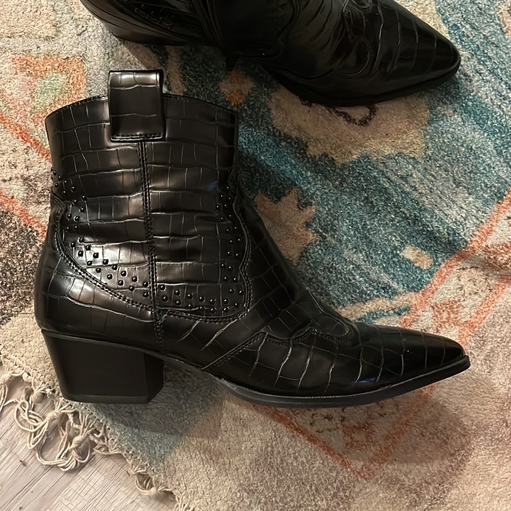 Glamorous brand (from ASOS) black booties - GUC US sz 9